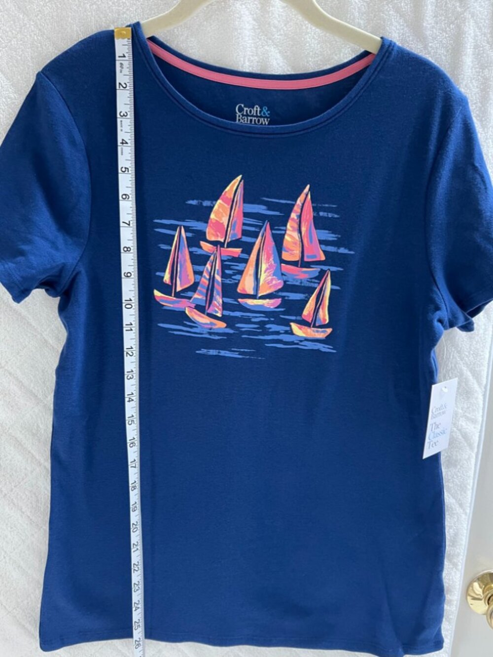 Croft & Barrow 100$ Cotton T-shirt - NWT